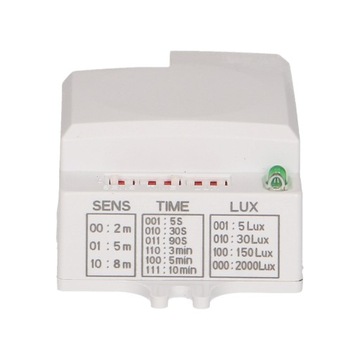 Mikrofalowy czujnik ruchu mini IP20 1200W ORNO