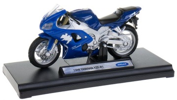 YAMAHA YZF-R1 `99 МЕТАЛЛИЧЕСКАЯ МОДЕЛЬ WELLY 1:18