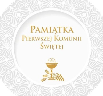 PAMIĄTKA PIERWSZEJ KOMUNII ŚWIĘTEJ / TWARDA