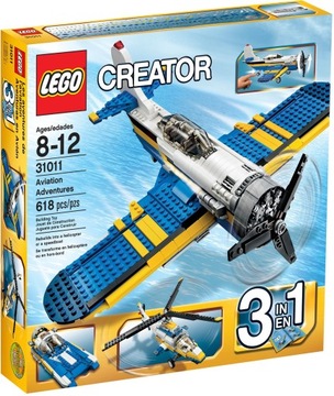 LEGO Creator 31011 Lotnicze Przygody 3 w 1