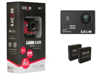 СПОРТИВНАЯ КАМЕРА SJCAM SJ5000X 2BAT + АКСЕССУАРЫ