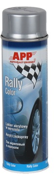 APP RALLY LAKIER AKRYLOWY SPRAY 500ml SREBRNY