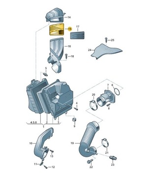 ВПУСКНАЯ ТРУБА ВПУСКНОЙ ФИТИНГ AUDI A4 B6 B7