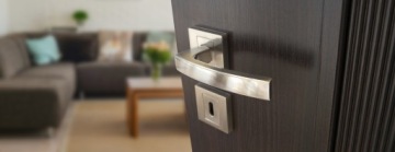 РУЧКА ВНУТРЕННЯЯ ДВЕРНАЯ РУЧКА HERMES, ЧЕРНЫЙ КОМПЛЕКТ
