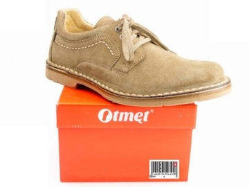 HUSAR buty zamsz welury skóra OTMĘT 449 oliwka 43