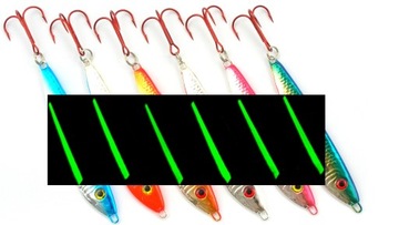 6 x COD PILKER PERFEKT FIREFLY KING 110 гр.