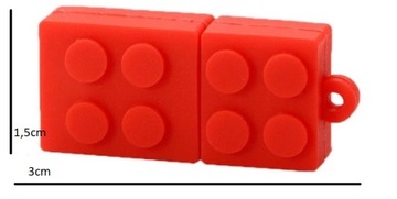 USB-НАКОПИТЕЛЬ LEGO BLOCKS FUN, 8 ГБ, КРАСНЫЙ