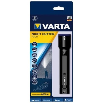 Мощный аккумуляторный фонарь VARTA LED F30R 18901.