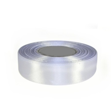 Tasiemka satynowa 25 mm 32 mb BIAŁA 8002 wstążka