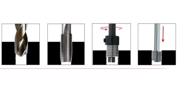Regeneracja naprawa gwintu śruby M7 x 1,0 2D