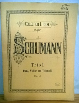 Schumann Trio I d-moll Op. 63 nuty