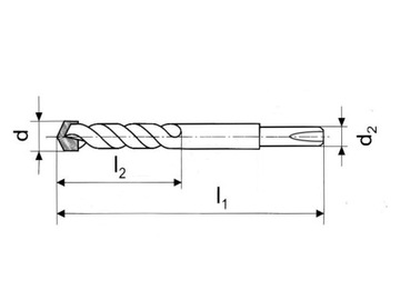 Wiertło do betonu Artpol SDS-Plus 12x800 mm