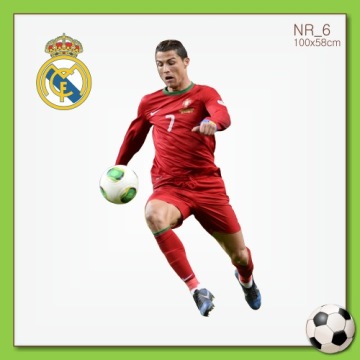 НАСТЕННЫЕ НАКЛЕЙКИ ФУТБОЛИСТЫ ХИТ 100 СМ