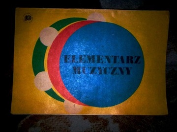 Elemerntarz muzyczny dla kl 1- 1980r.