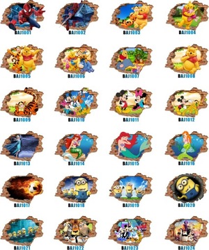 Наклейки на стену детские CARS 3D CARS 70х50см