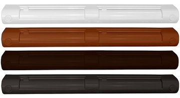 фото ориг. №2, Ventilation window ventec vt 601 dark brown/ white