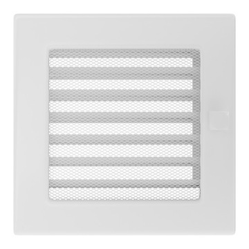 фото ориг. №5, Lattice ventilation fireplace grilles 17x17 durable white with blinds
