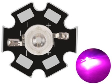 POWER LED 3W EPILEDS UV 395-405нм, печатная плата 45мил