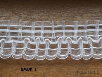 TAŚMA marszcząca żyłka transparentna SMOK MOTYL