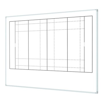 Boisko magnetyczne do rugby 120x100cm