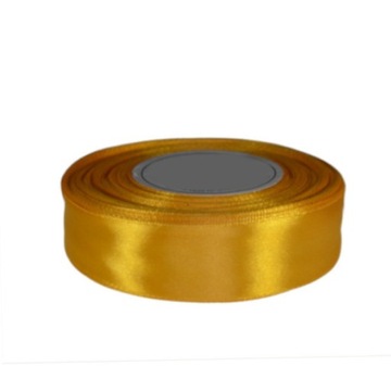 Tasiemka satynowa 25 mm 32 mb ZŁOTY 8116 wstążka