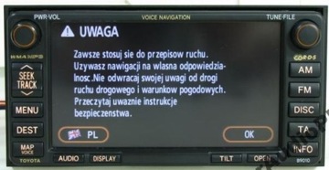 NAVI GPS TOYOTA B9001 B9002 POLSKIE MENU LEKTOR