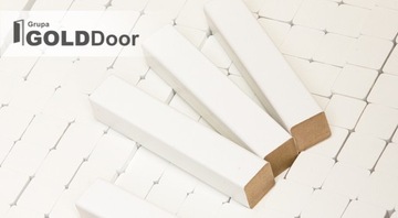 УГОЛ 8 см БЕЛАЯ НАПОЛЬНАЯ ПОЛОСКА СТОЙКА МДФ