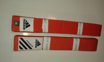 Ремень для карате тхэквондо дзюдо Adidas оранжевый 220