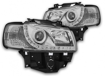 VW TRANSPORTER T4 LAMPY DAYLIGHT LED CHROM DESIGN