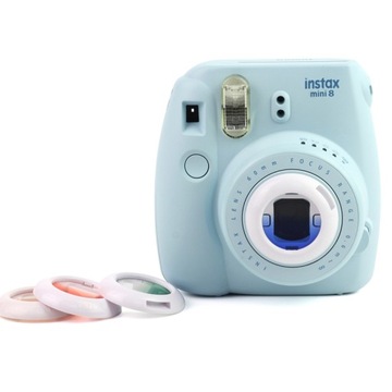 Zestaw Filtrów 4w1 Filtry do Fuji FujiFilm INSTAX MINI 7S 8 9 Połówkowe