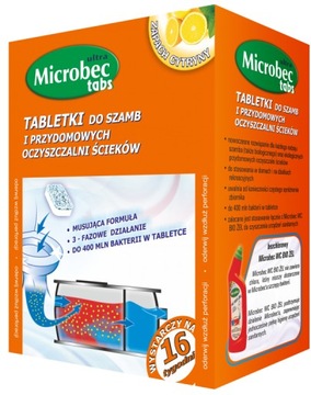 BROS MICROBEC PREPARAT DO SZAMB I OCZYSZCZALNI 16 TABLETEK