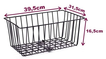 ВЕЛОСИПЕДНАЯ КОРЗИНА ДЛЯ ЗАДНЕГО БАГАЖНИКА STRONG BP-2 WIRE