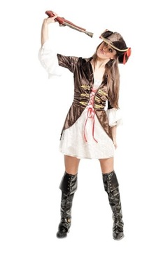 Strój Piratki Pirat Piratka Kapitanka Piracki S M