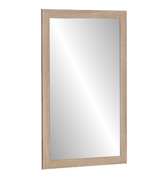LUSTRO w ramie 90x60 RAMA DĄB SONOMA + gratis!