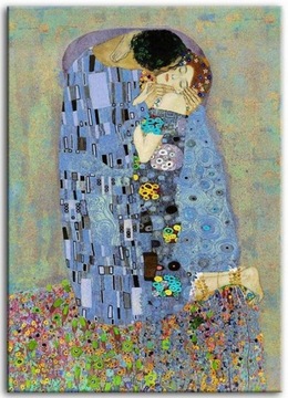 OBRAZ Gustav Klimt Pocałunek 50x70cm REPRODUKCJA
