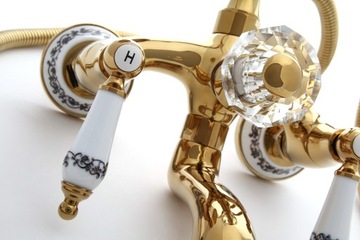 КРАН ДЛЯ ДУША ДЛЯ ВАННЫ РЕТРО GOLD ROYAL