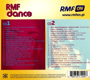 RMF FM DANCE /2CD/ Инна Тьесто Ариана Гранде