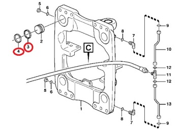 КОМПЛЕКТ ПРОКЛАДОК ДЛЯ РАЗДАТОЧНОГО ЦИЛИНДРА VOLVO BL71