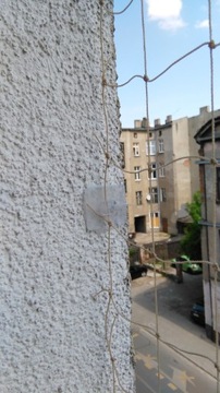 ZACZEPY SIATKA NA BALKON PTAKI KOTA 10 SZT SZARE