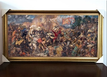 OBRAZ BITWA POD GRUNWALDEM - OPRAWA OBRAZÓW RAMY