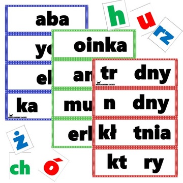 ORTOGRAFIA Z RZEPAMI - 60 wyrazów, dla dzieci