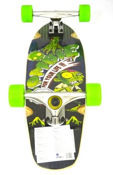 DESKOROLKA LONGBOARD 8-WARSTWOWA 74cm ŁOŻYSKA ABEC7, DO 100 Kg