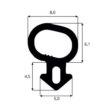 фото ориг. №2, Gasket to windows pvc windows panorama s-232 300mb