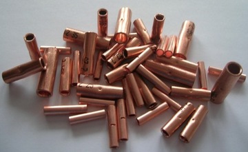 końcówka miedziana łącząca 25 / 33mm tulejka