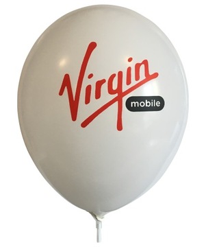 Рекламные шары с принтом, помпа, 100 палочек.