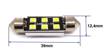 Светодиодная лампа SV8.5 12В CANBUS 39мм C5W C10W 220лм