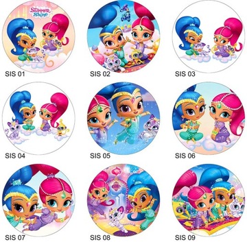 ВОЛНЫ для торта SHIMMER and SHINE, круг 20 см, толщина