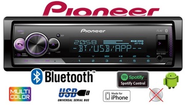 PIONEER MVH-S510BT BT MP3 USB RADIO SAMOCHODOWE