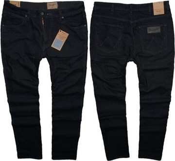 WRANGLER ARIZONA jeansy grube BLACK VELVET W30 L34