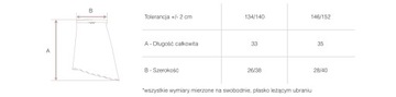 ТУНИКА ДЛЯ ТАНЦЕВАЛЬНОЙ БАЛЕТНОЙ ЮБКИ Z2 LR 146/152